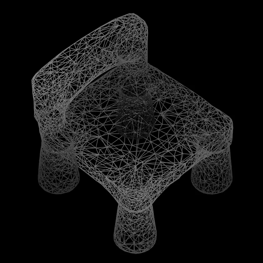 112 Toddler Chair Replica 3D Model STL OBJ FBX 3D print model_12