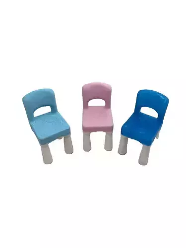 112 Toddler Chair Replica 3D Model STL OBJ FBX 