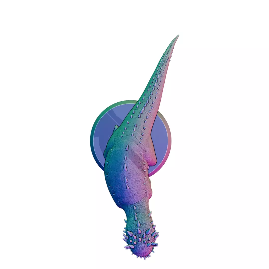 3D Printable Pachycephalosaurus Miniature 3D print model_5