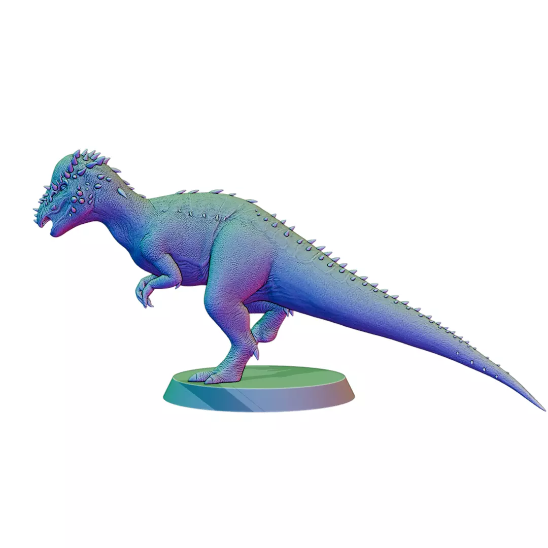 3D Printable Pachycephalosaurus Miniature 3D print model_4