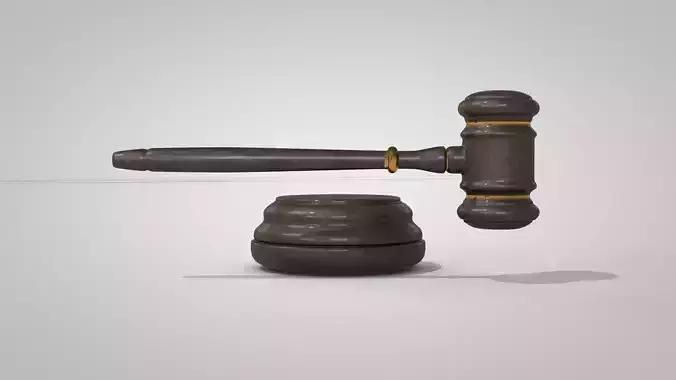 Gavel of Justice 3D model