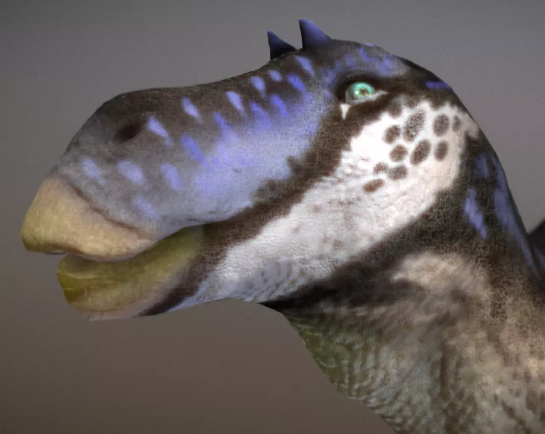 Maiasaura  The Good Mother Dinosaur Low-poly 3D model_0