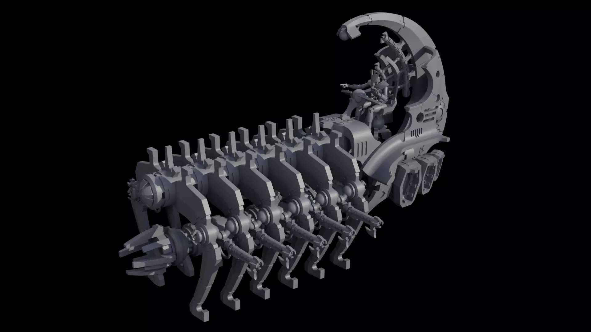 The Arks Of the ghost cyber lord doomsday cannon flyer 3D print model_1