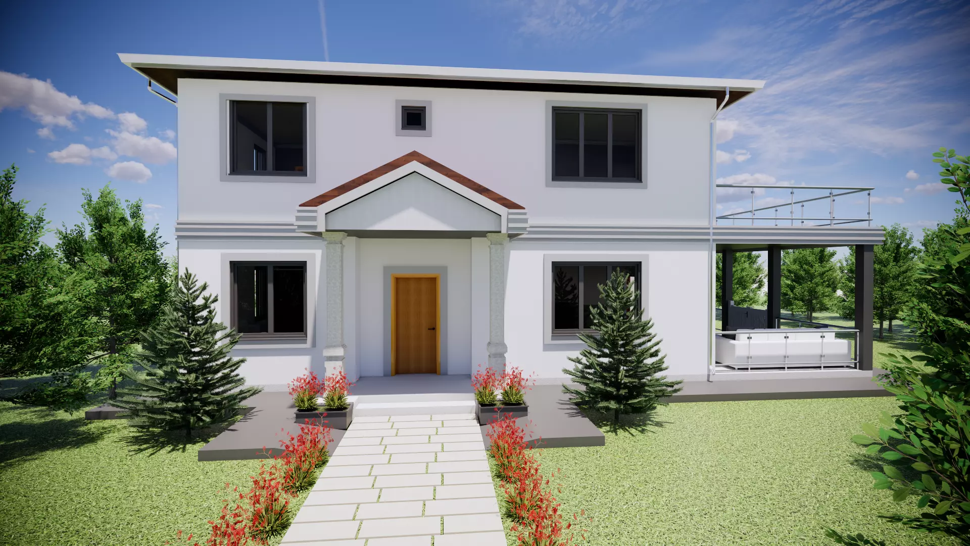 VILLA 3D model_8