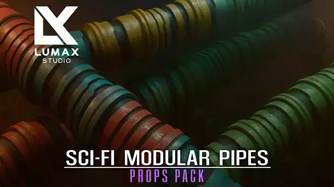 Sci-Fi Modular Pipes