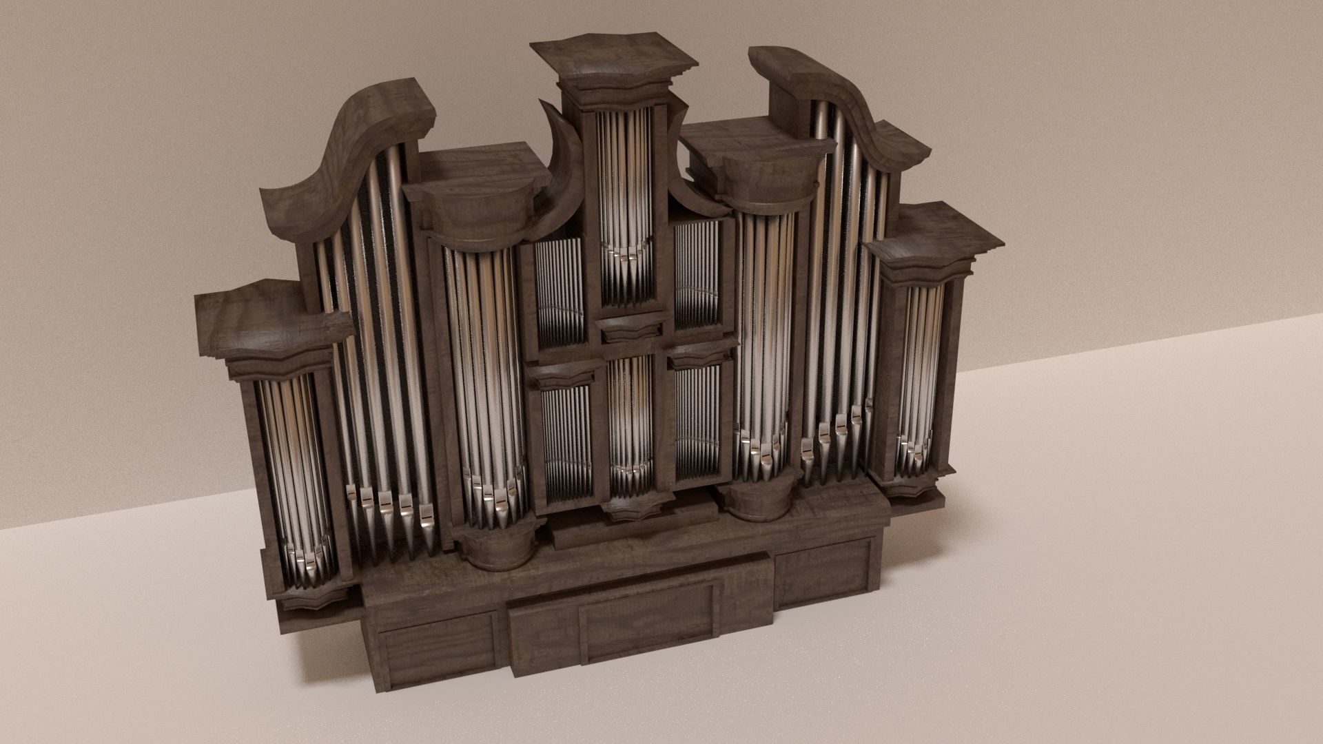 Pipe Organ 3D model_3