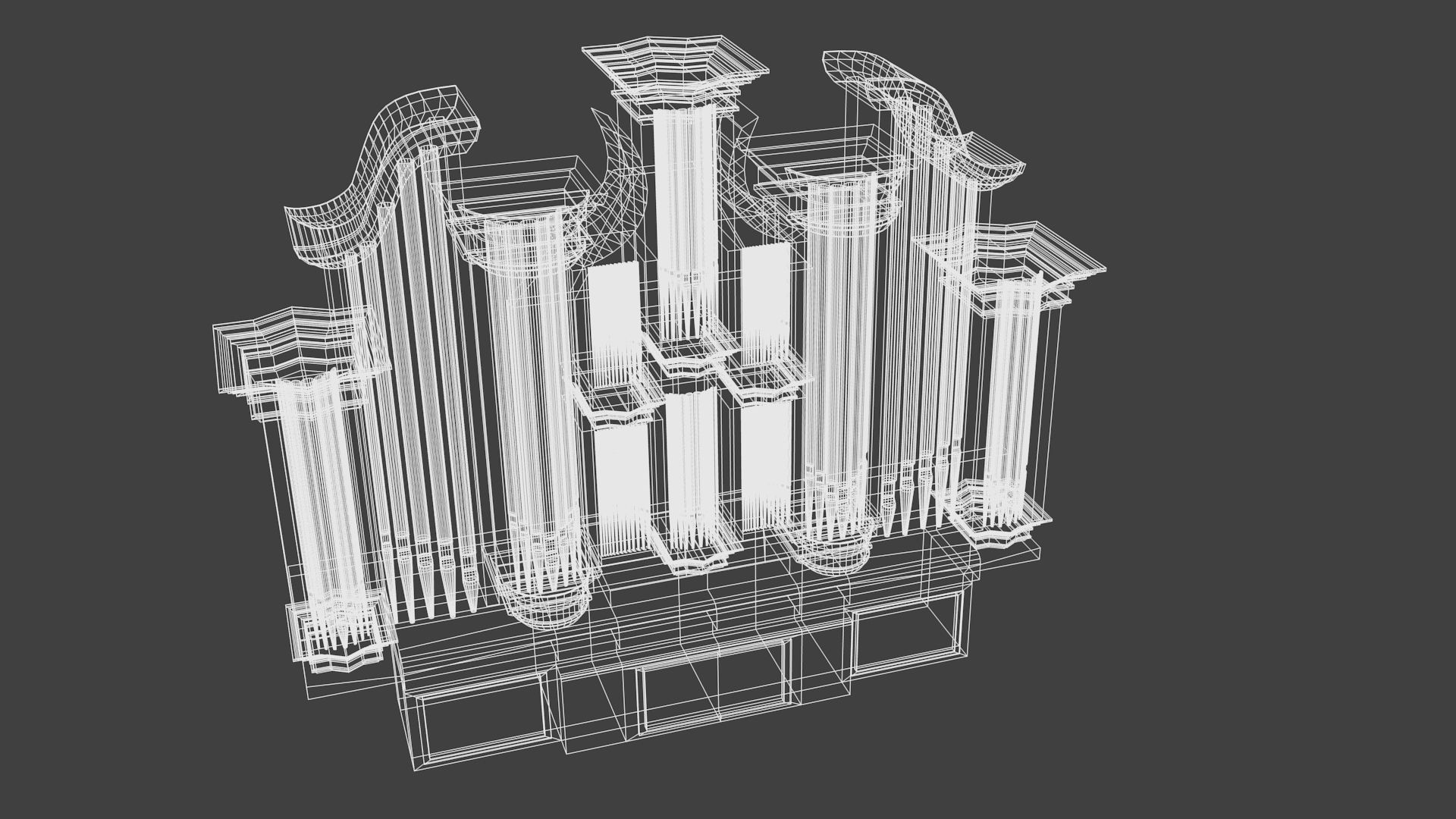 Pipe Organ 3D model_5