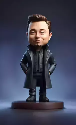 Chibi Space CEO Rocket and Electric Car Innovator