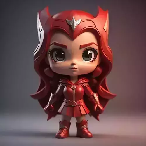 Chibi Scarlet Sorceress