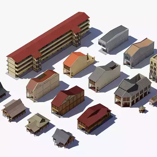 Malaysia Asia Building Collection 