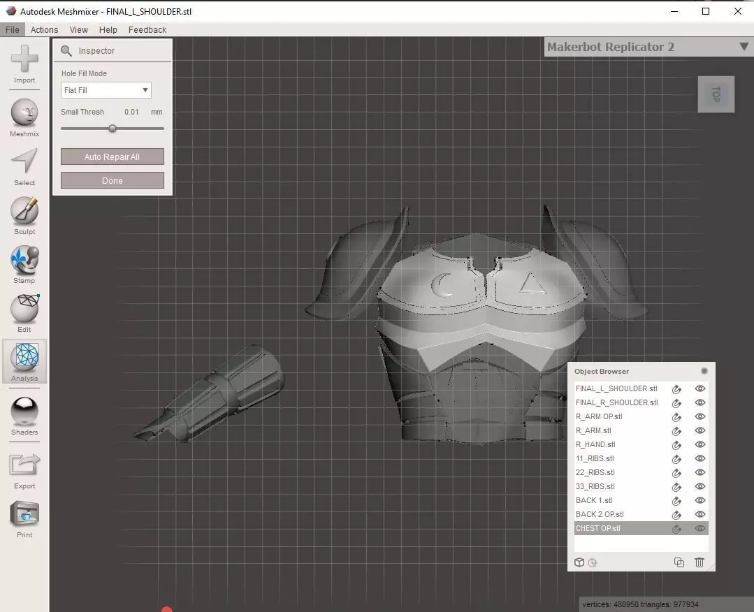 Fierce Deity Armor Set The Legend of Zelda 3D print model_4