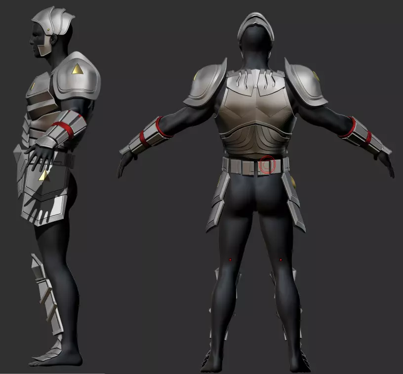 Fierce Deity Armor Set The Legend of Zelda 3D print model_2