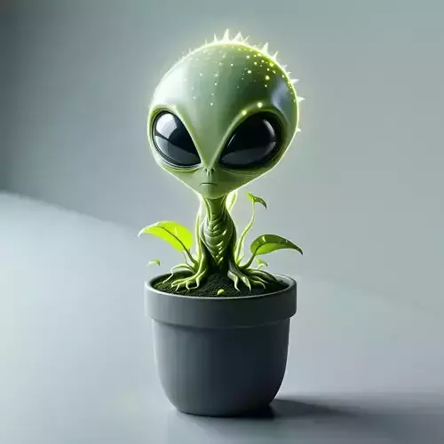 Cute Alien Plant in Pot
