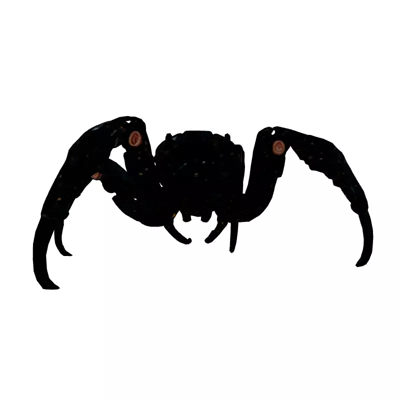 SciFi Mechanical Spider Robot Rigged Low-poly 3D model_7