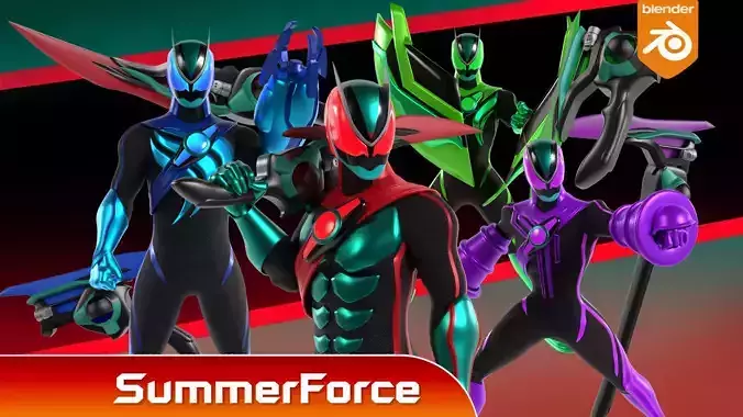 Kamen Rider Zeztz 3D Model Collection