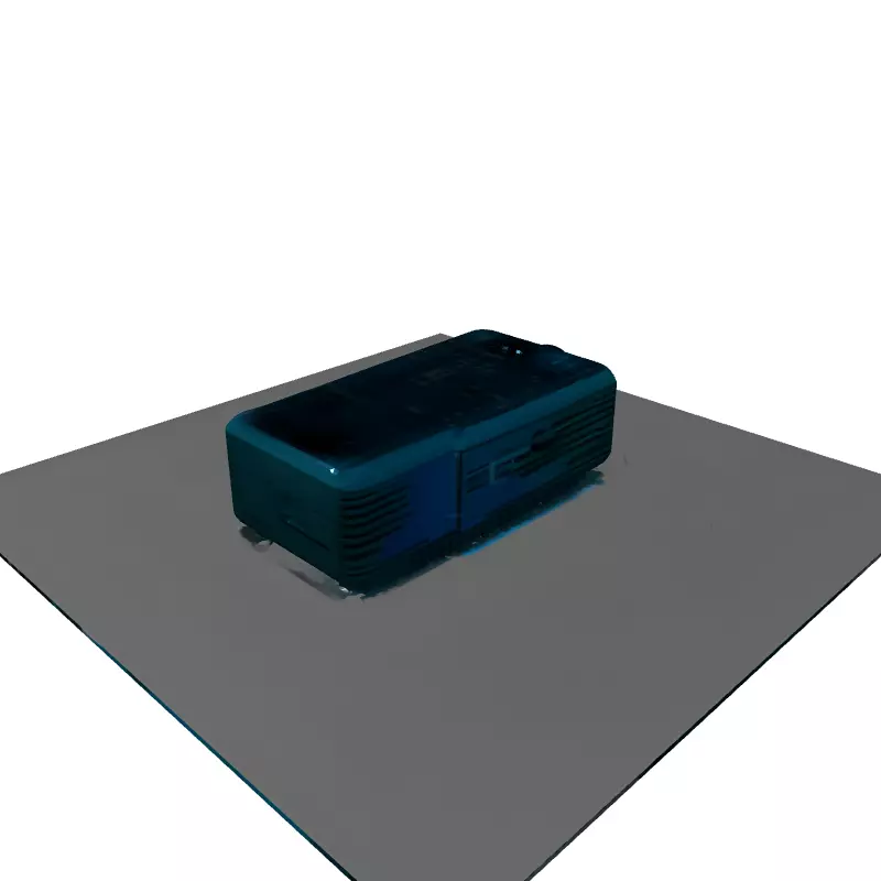 Realistic Modern Projector 3D Model Low-poly 3D model_5