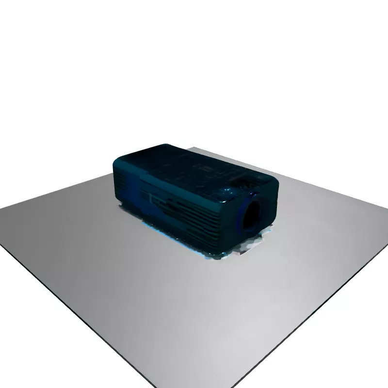Realistic Modern Projector 3D Model Low-poly 3D model_6