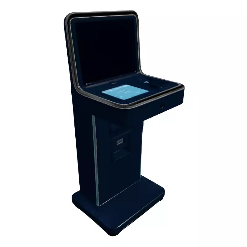 Modern Payment Kiosk 3D Model Low-poly 3D model_3