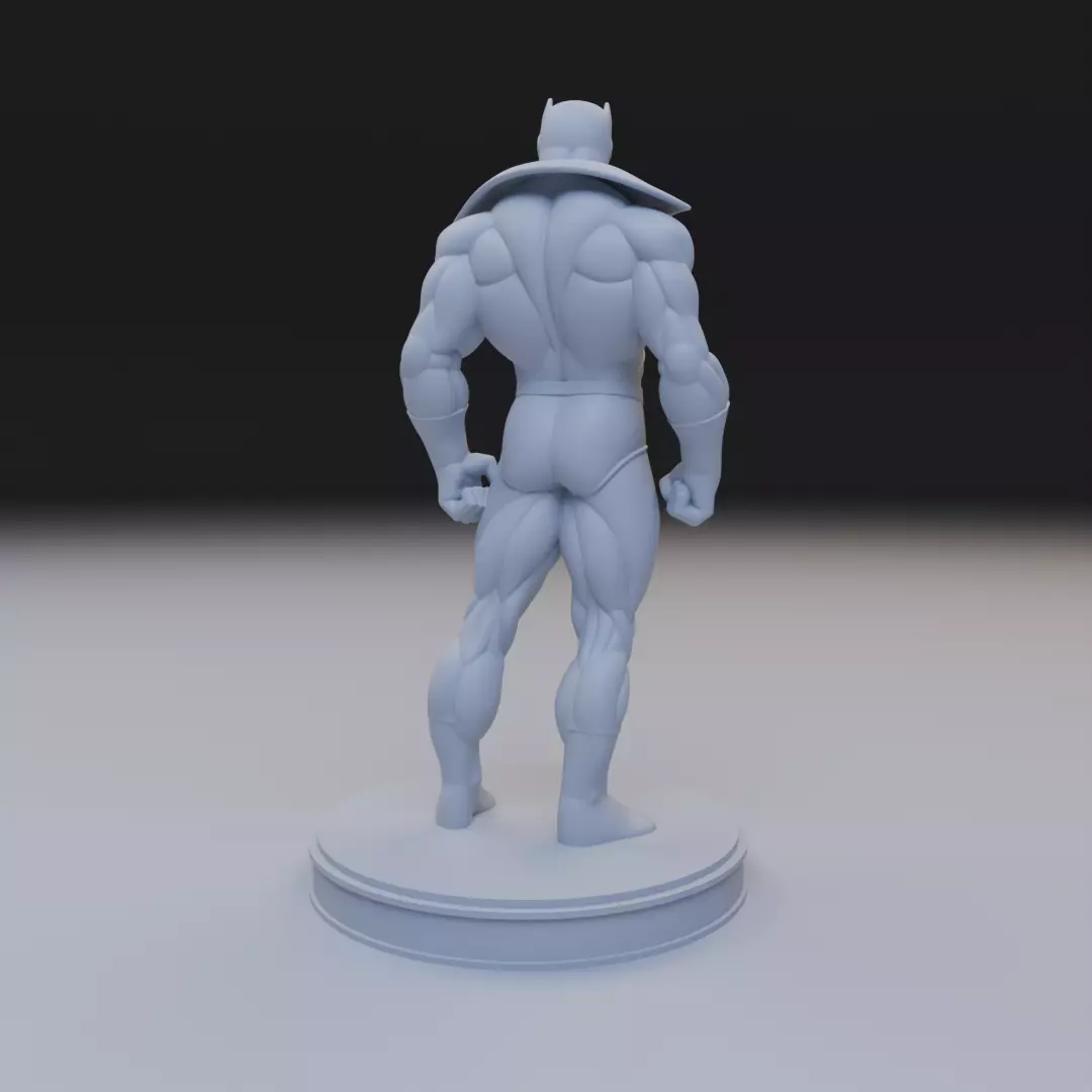 black panther classic anime style 3D print model_6