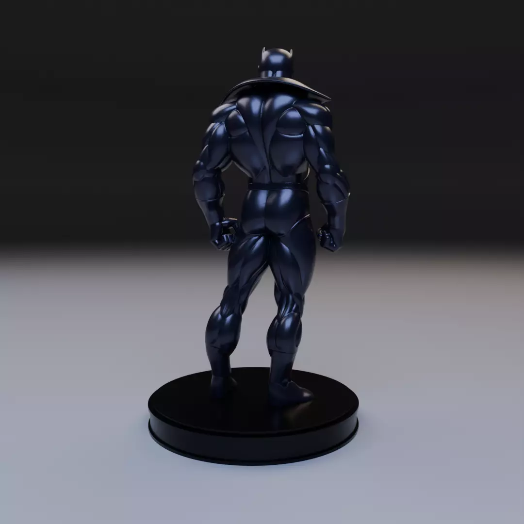 black panther classic anime style 3D print model_5