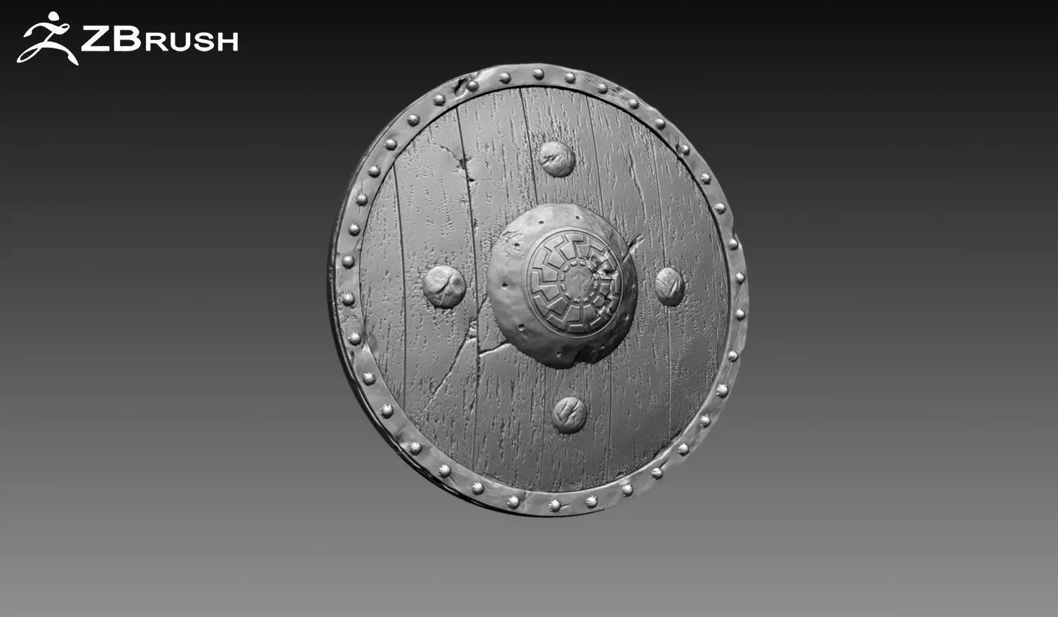Zbrush Shield 3D model