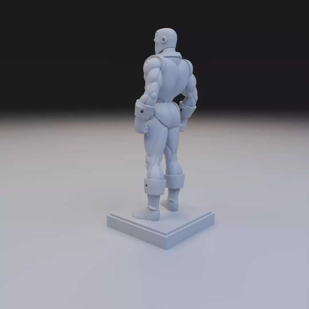 classic iron man anime style 3D print model_7