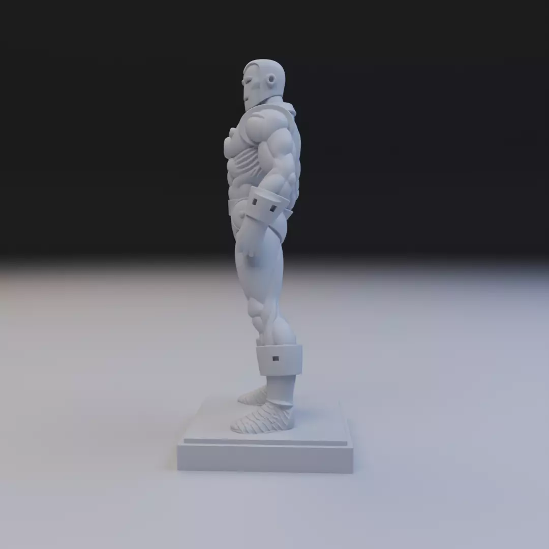 classic iron man anime style 3D print model_3