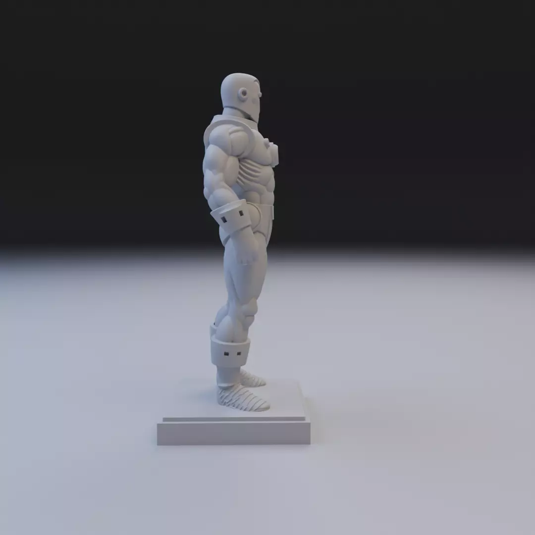 classic iron man anime style 3D print model_1