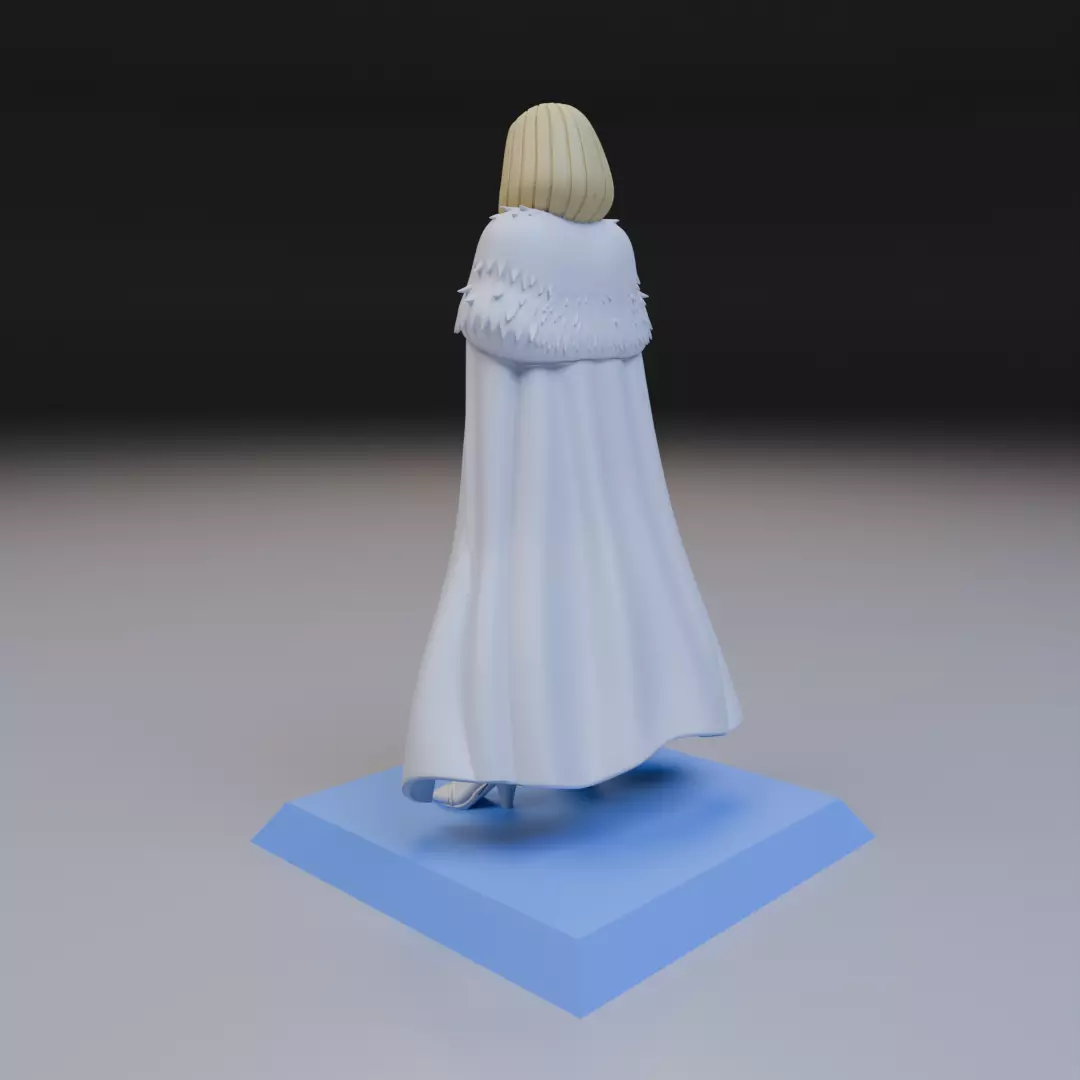 emma frost classic anime style 3D print model_7