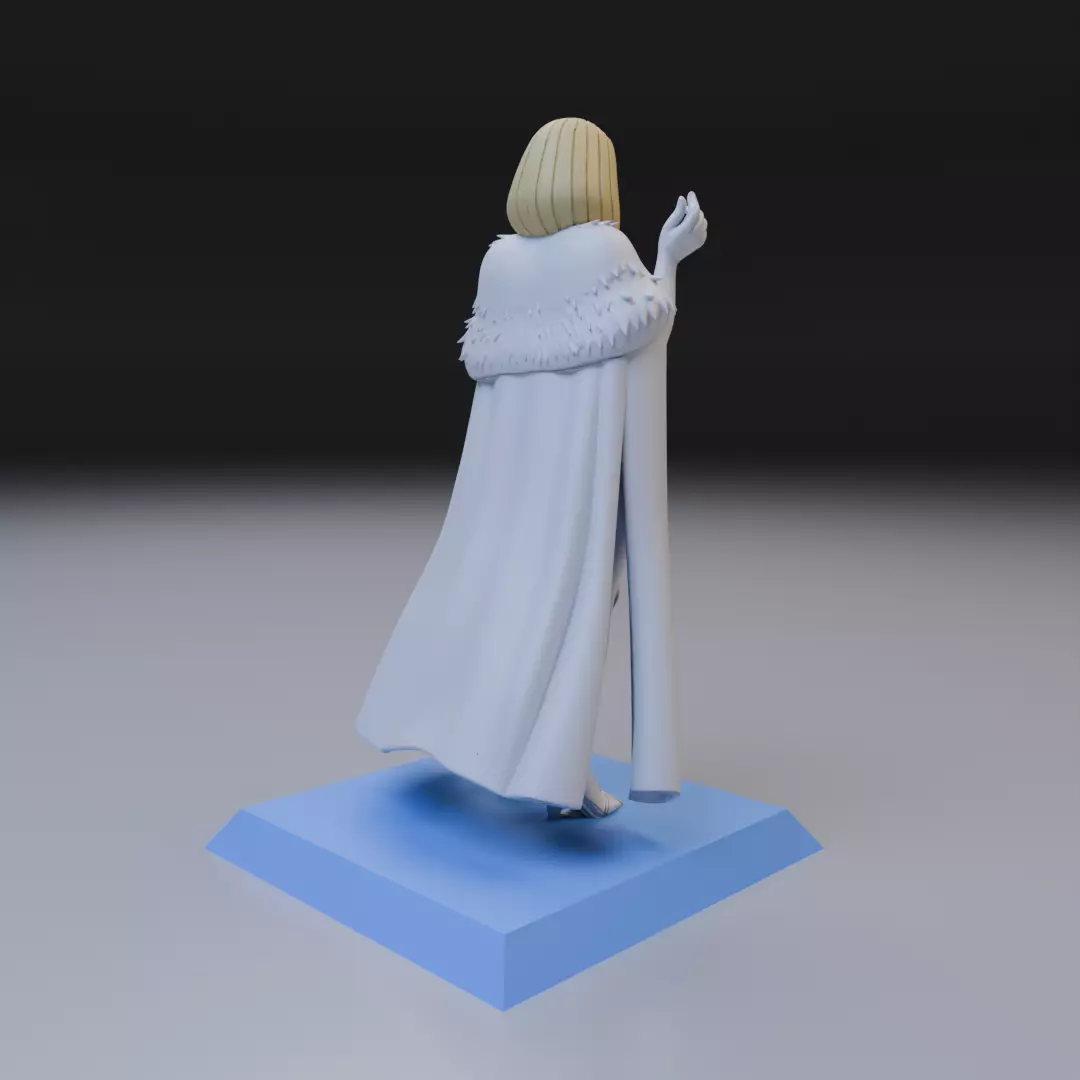 emma frost classic anime style 3D print model_13