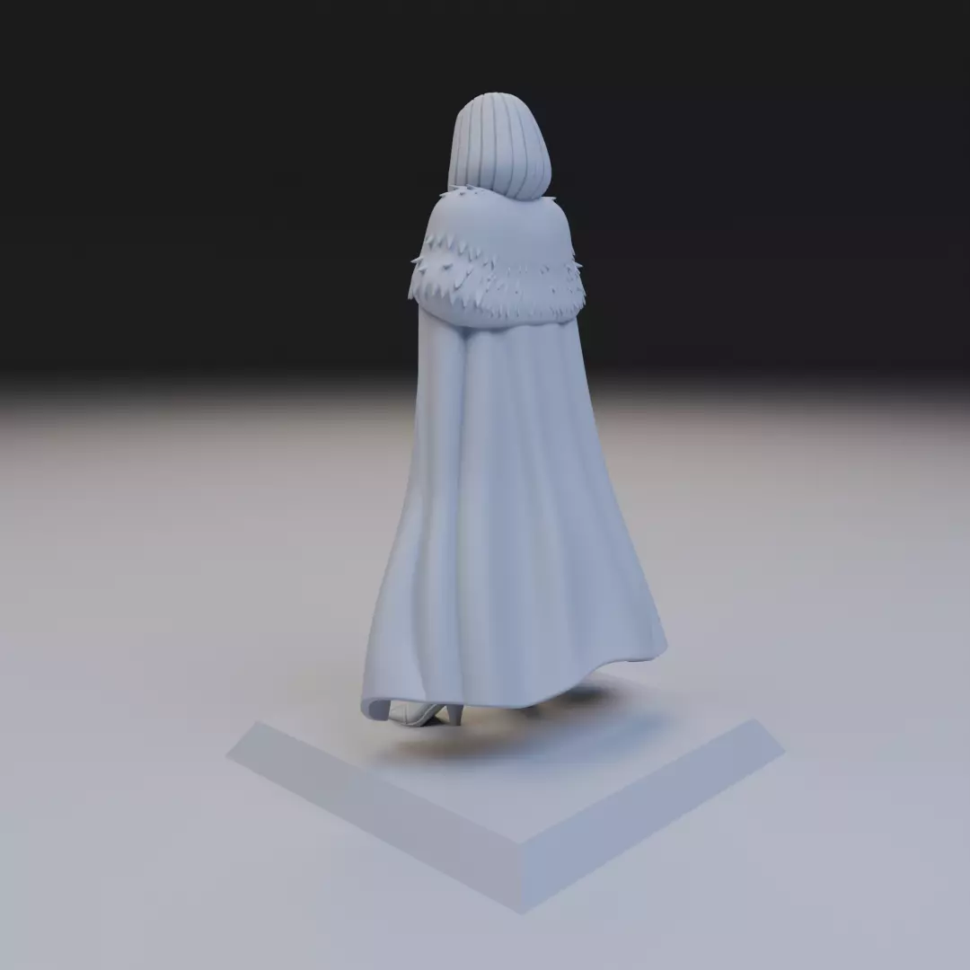 emma frost classic anime style 3D print model_8
