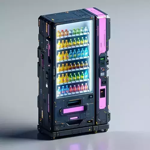 SciFi Vending Machine 3D Model