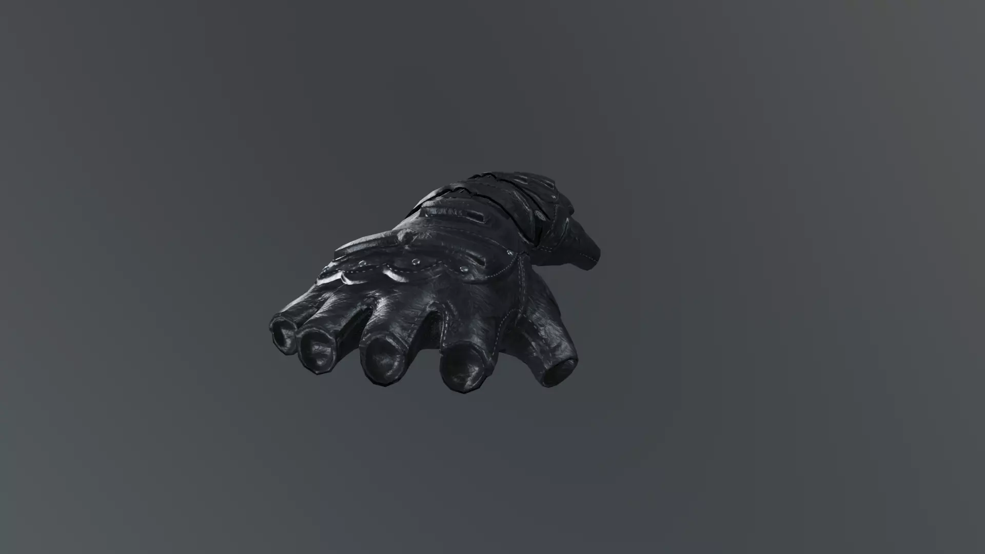 Tactical Gloves Low-poly 3D model_8