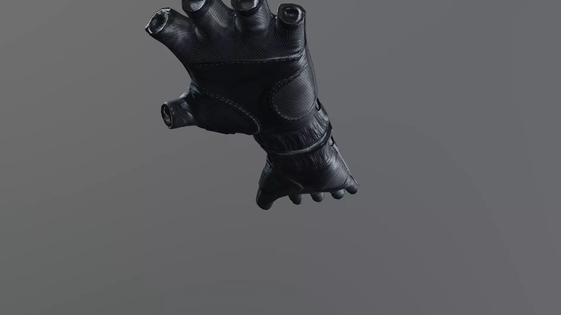 Tactical Gloves Low-poly 3D model_5