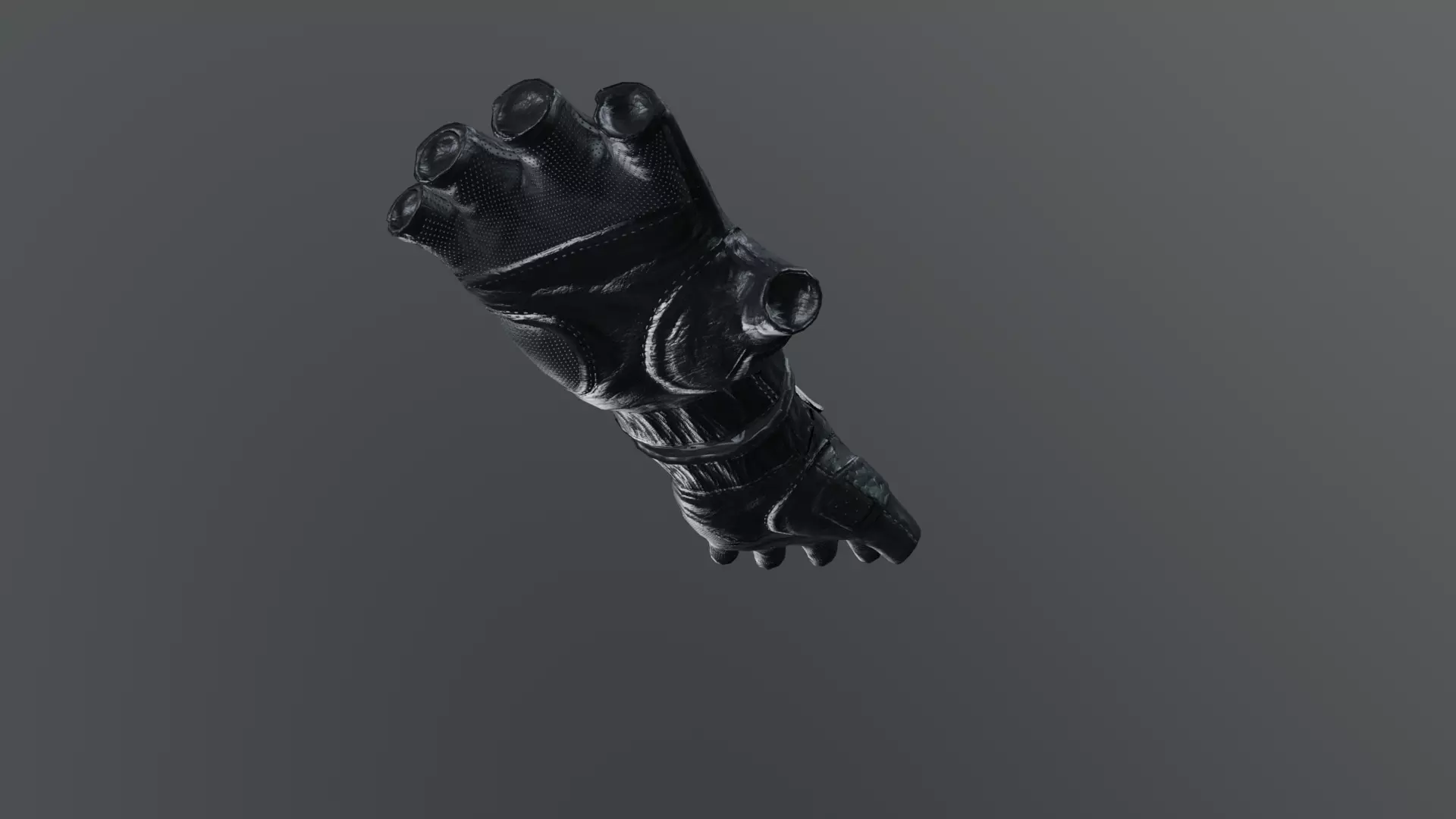 Tactical Gloves Low-poly 3D model_7