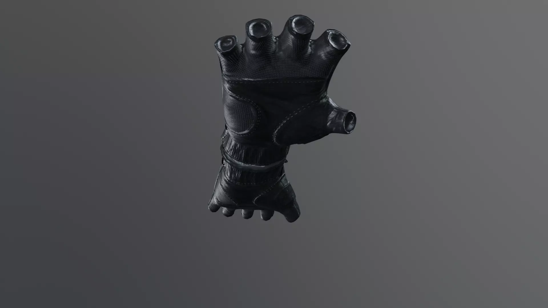 Tactical Gloves Low-poly 3D model_4