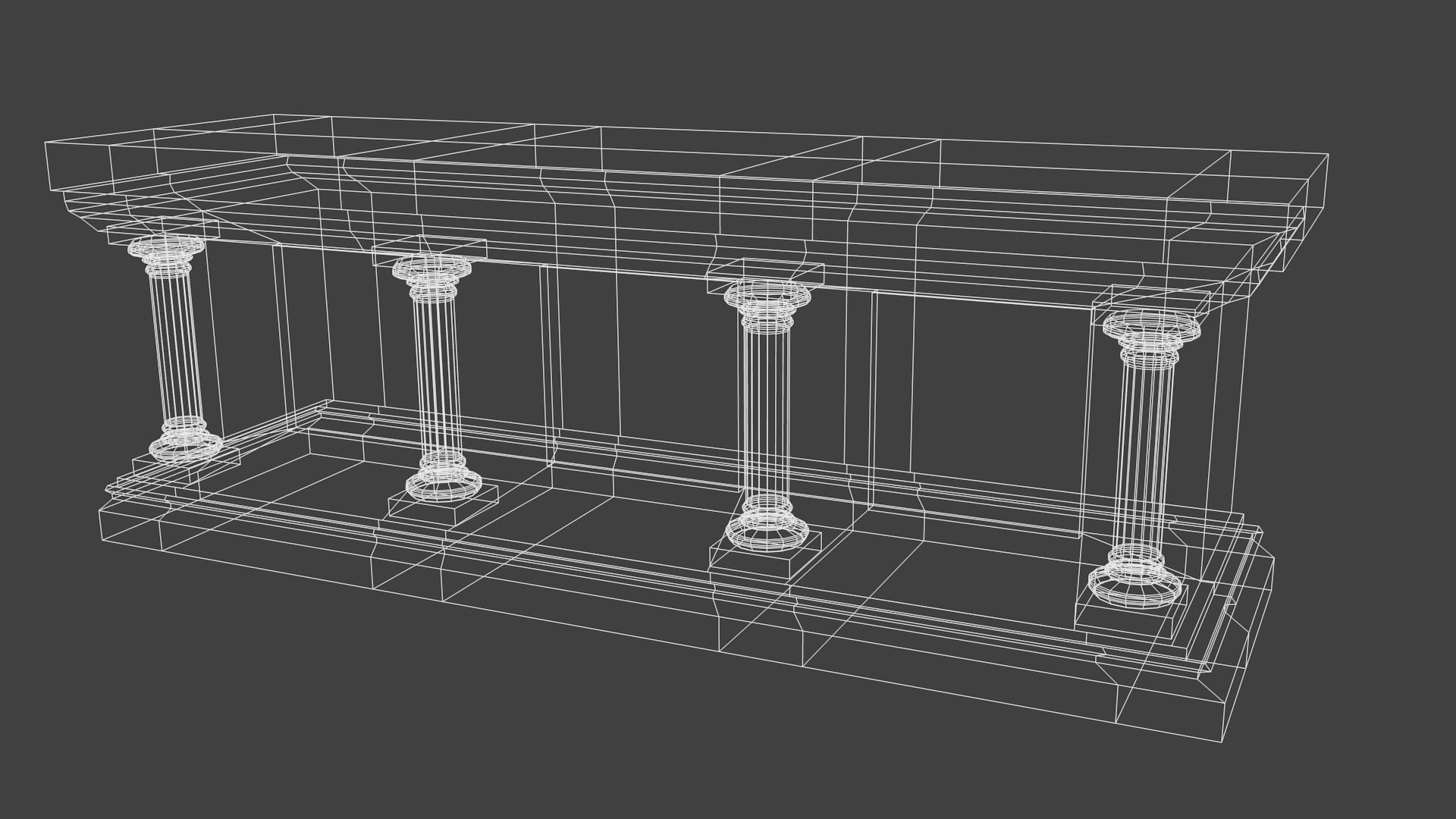 church altar 3D model_4