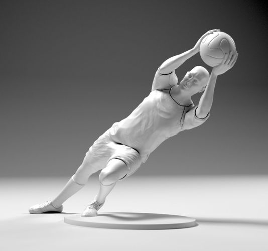 Goalkeeper 01 STL 3D print model