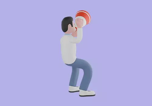 Stylized 3D Male Doctor Character with Megaphone 3D model_5