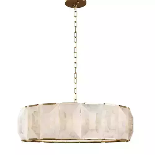 Harlow Calcite Round Chandelier 43 3D model