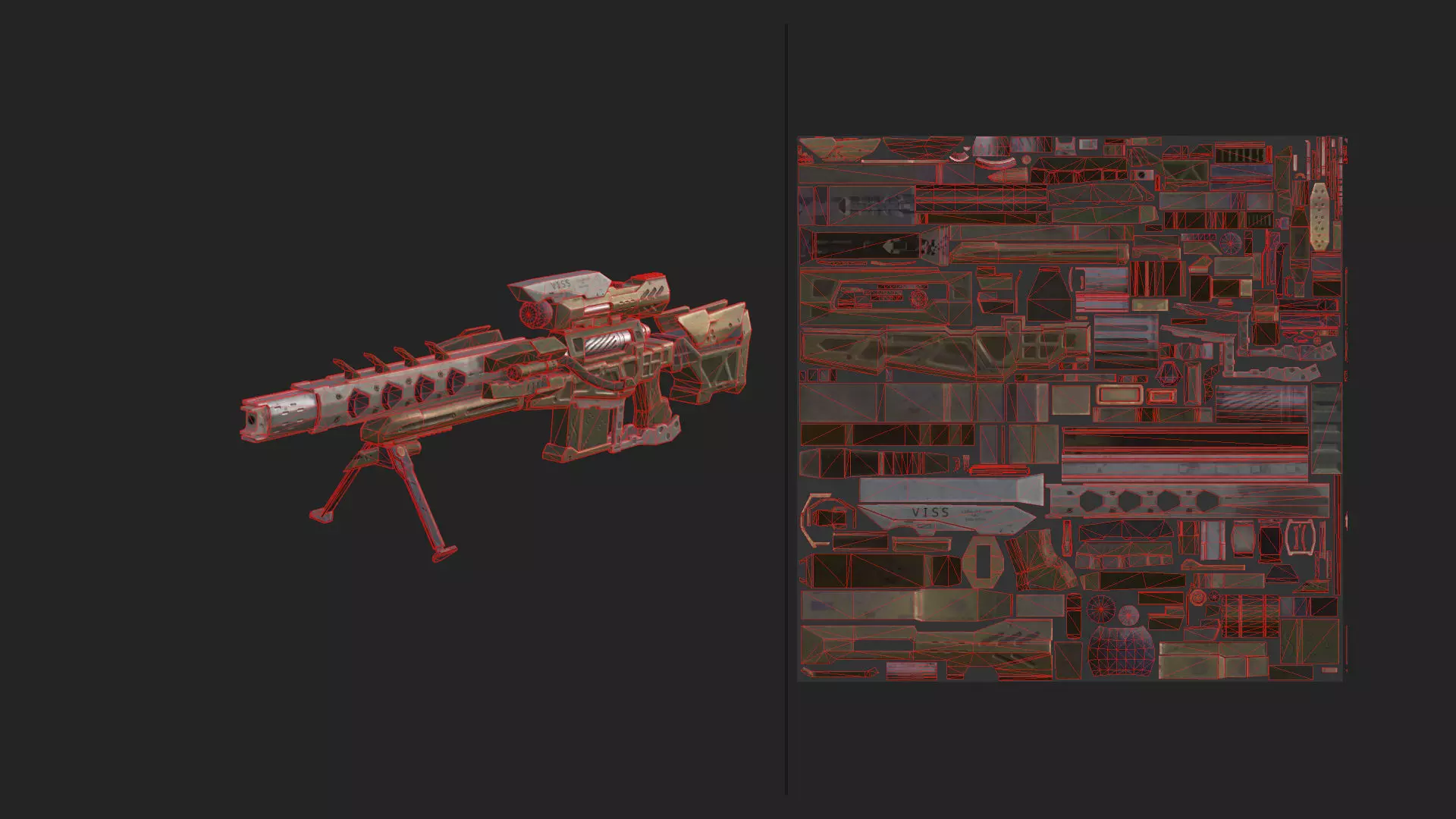 Pistol 3D Model 008 Low-poly 3D model_14