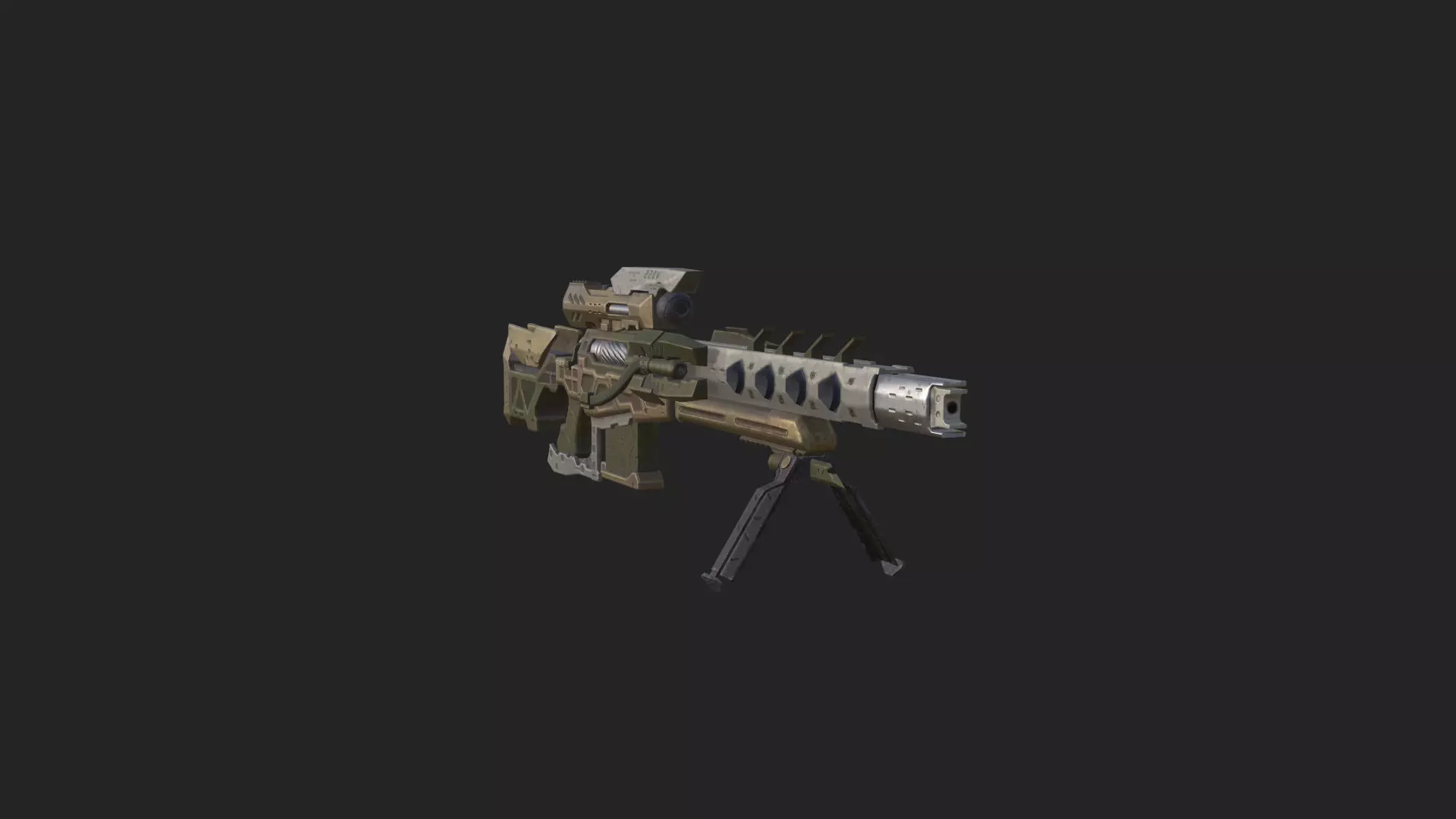 Pistol 3D Model 008 Low-poly 3D model_9