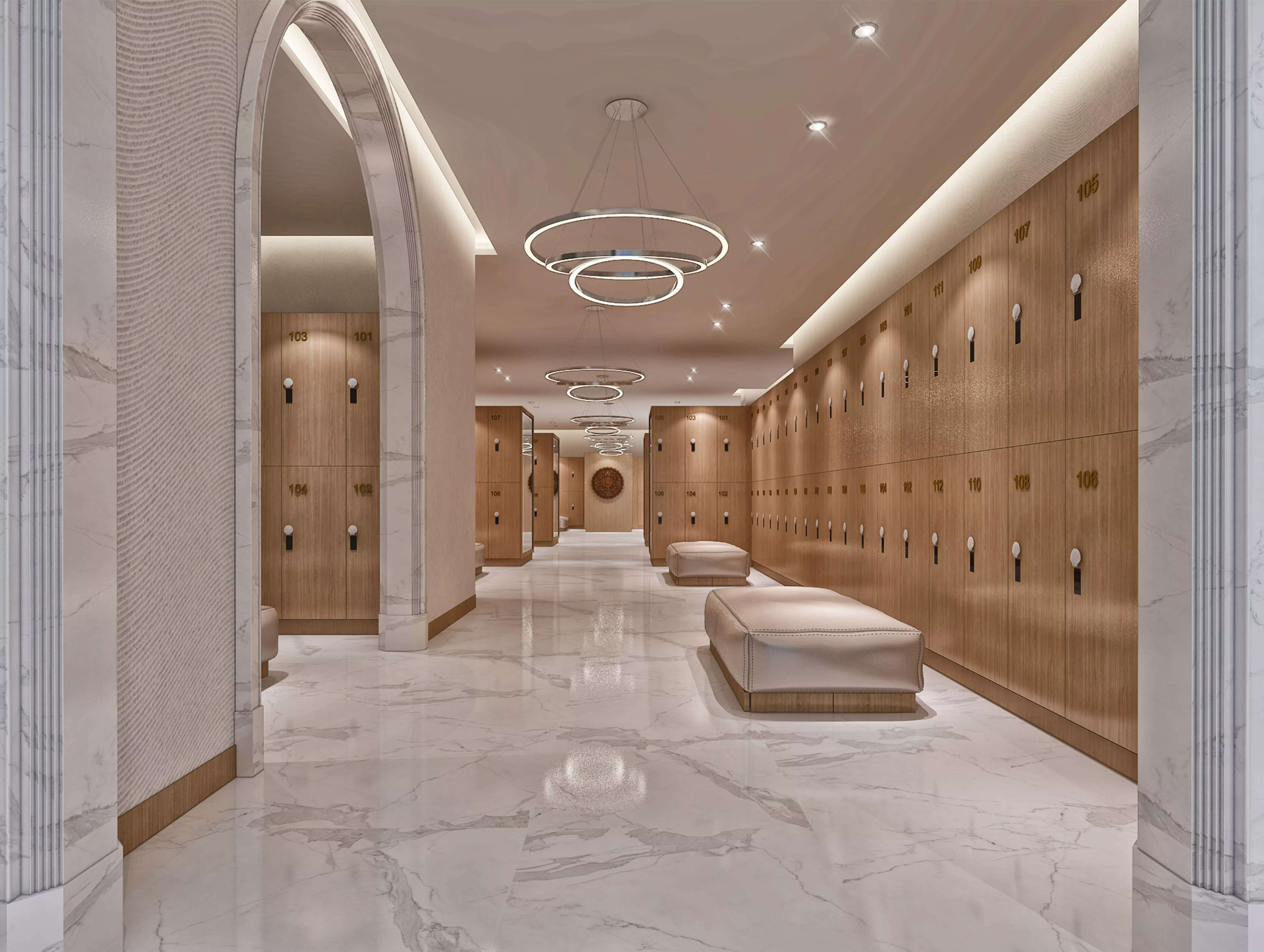 Locker room 3D model_0