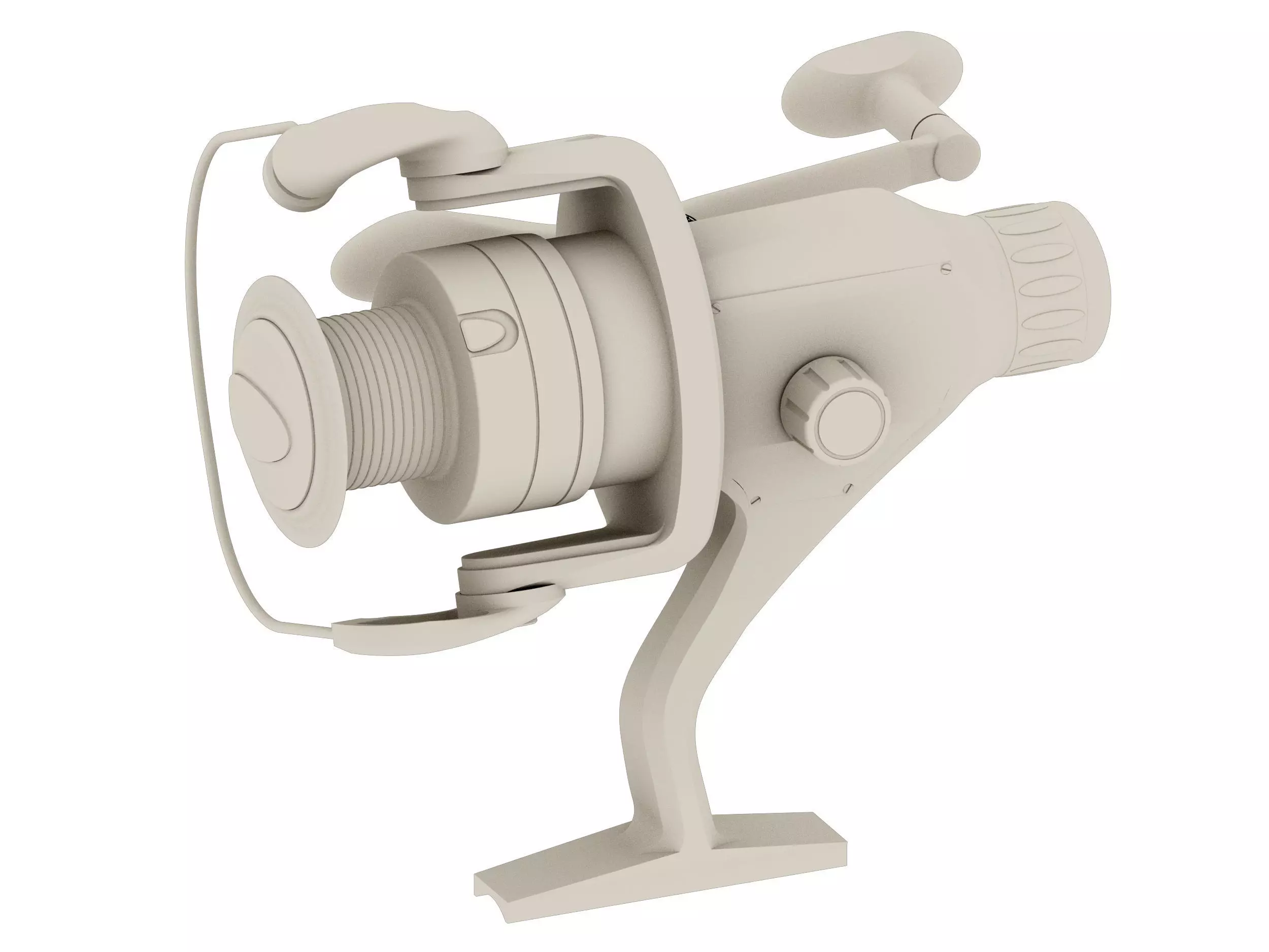 Fishing bate reel Low-poly 3D model_6