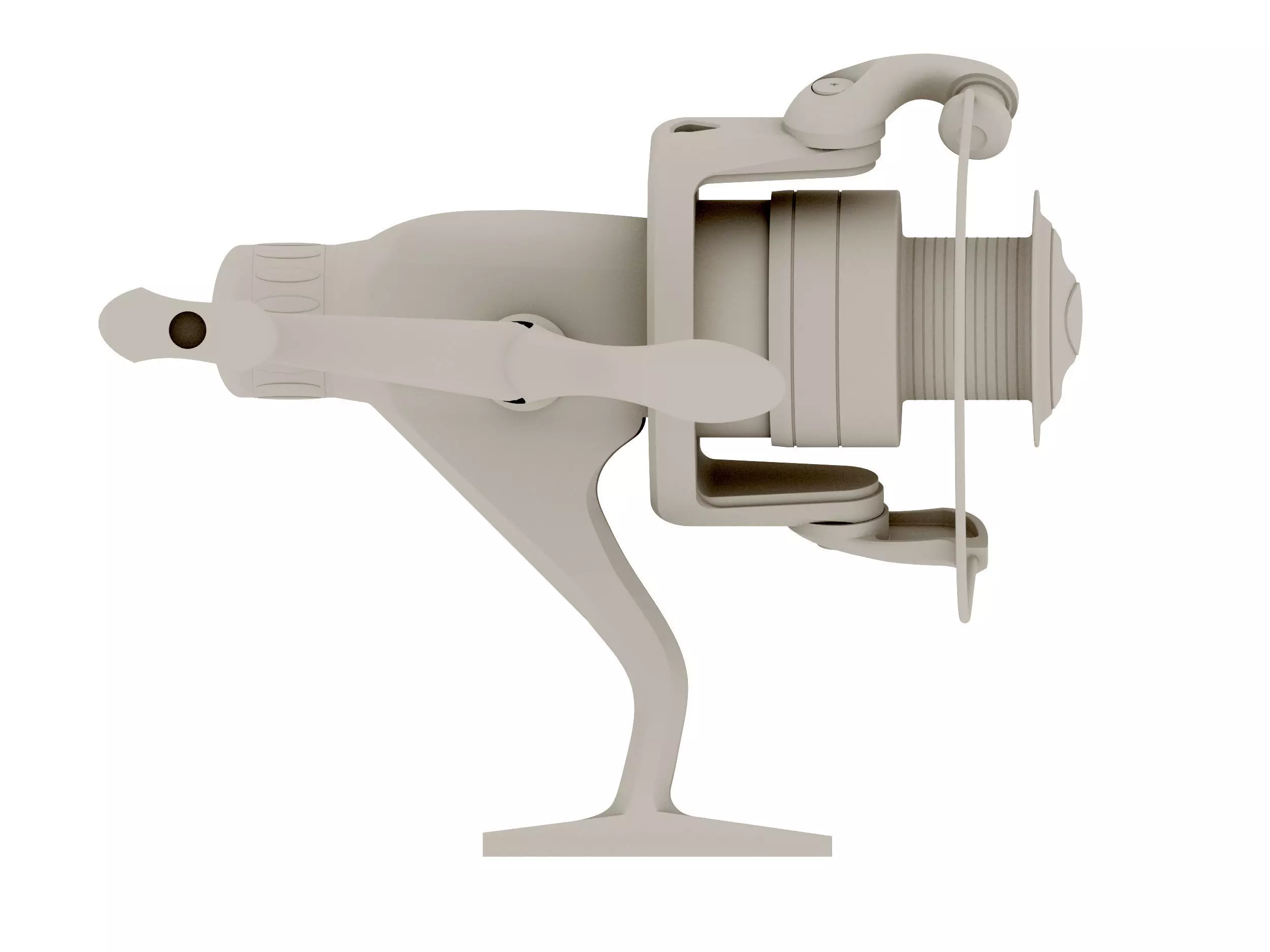 Fishing bate reel Low-poly 3D model_4