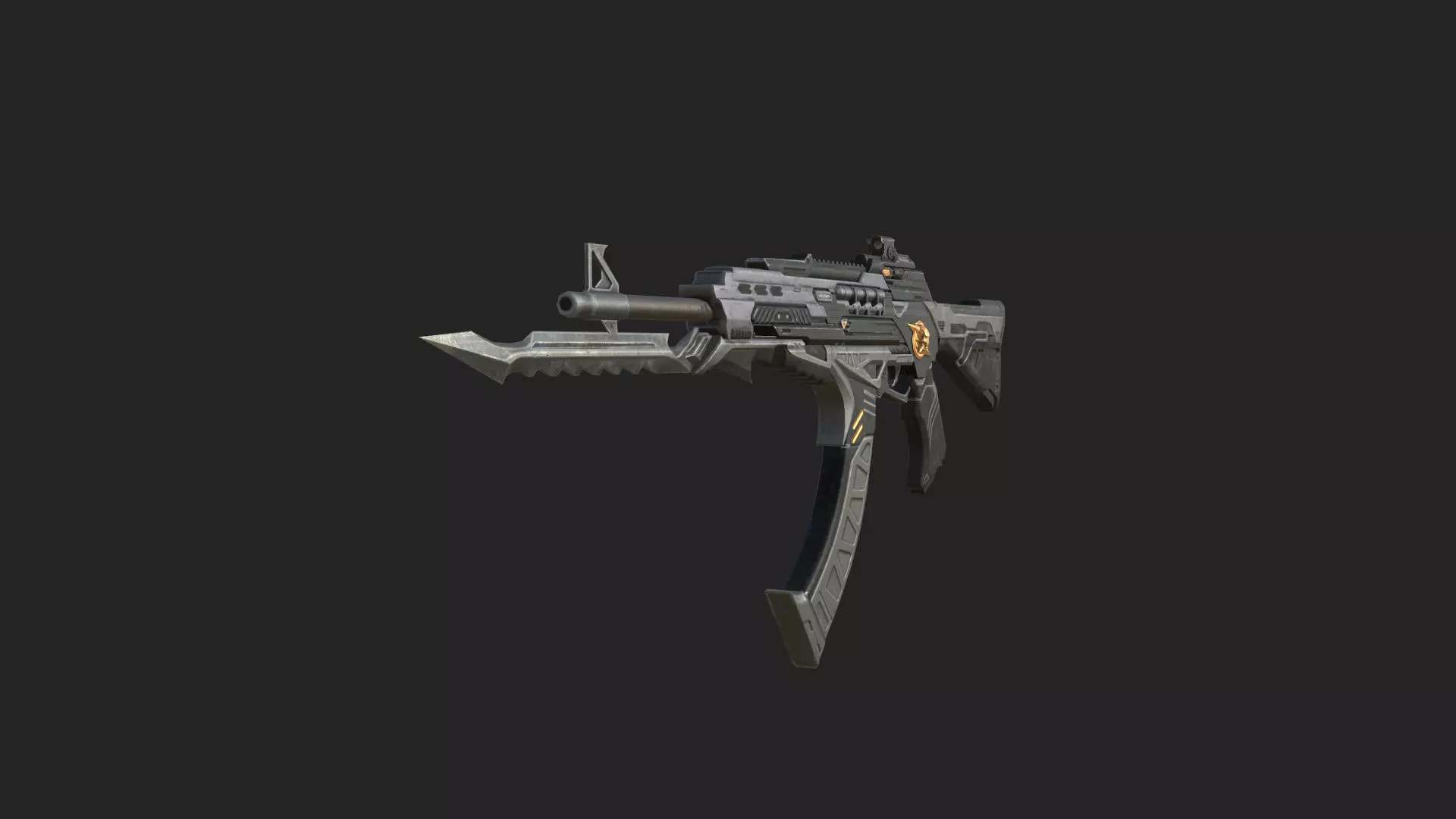 Pistol 3D Model 009 Low-poly 3D model_10