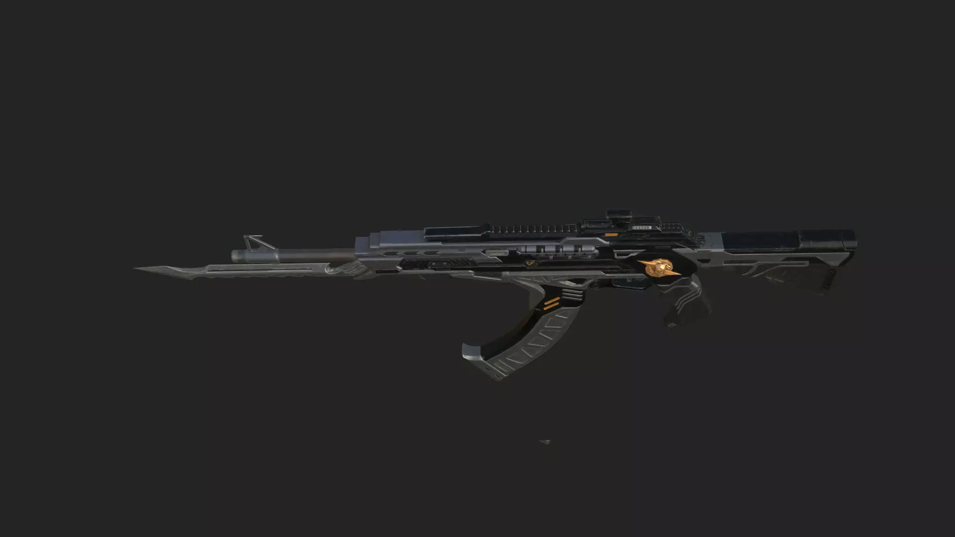 Pistol 3D Model 009 Low-poly 3D model_12