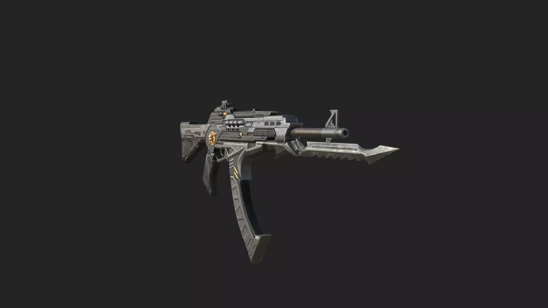 Pistol 3D Model 009 Low-poly 3D model_9