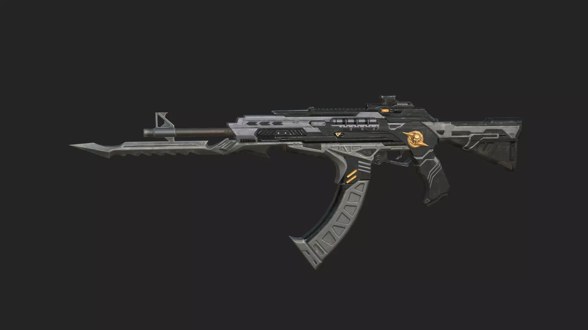 Pistol 3D Model 009 Low-poly 3D model_1