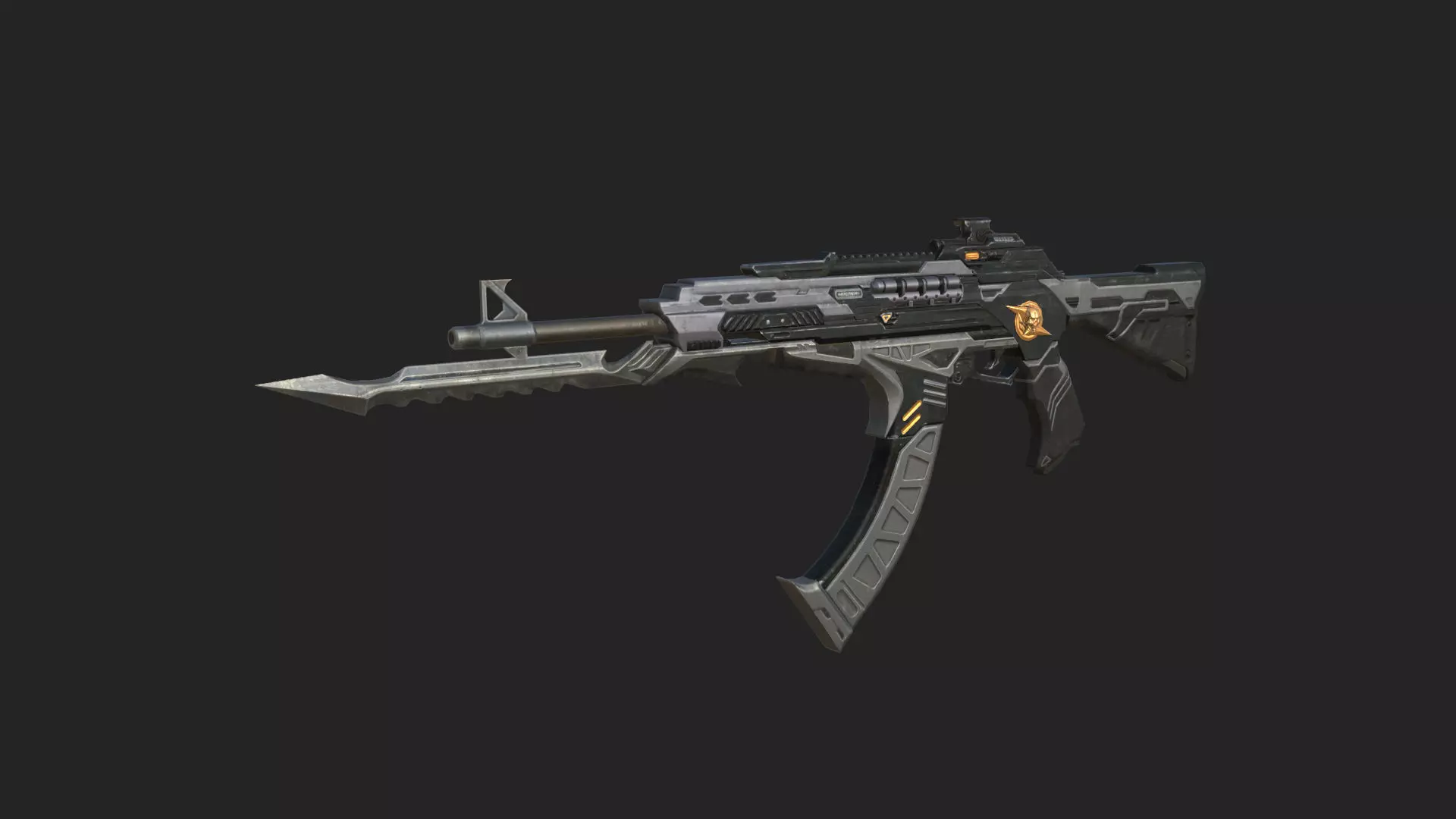 Pistol 3D Model 009 Low-poly 3D model_0